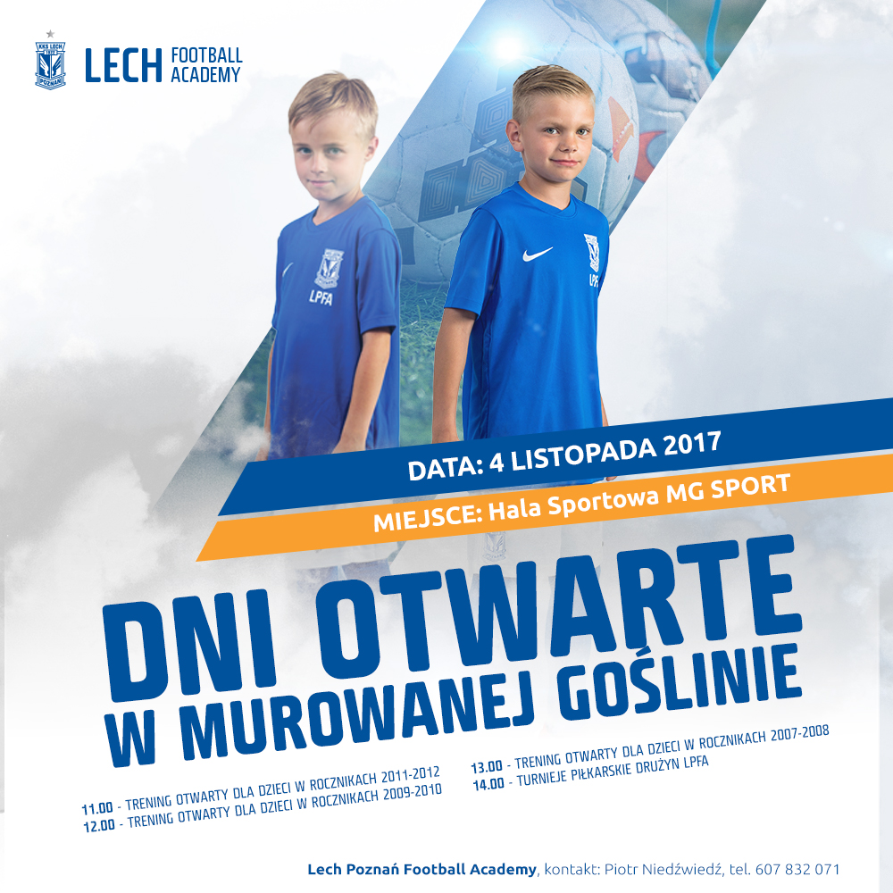Dzień otwarty z Lech Poznań Football Academy
