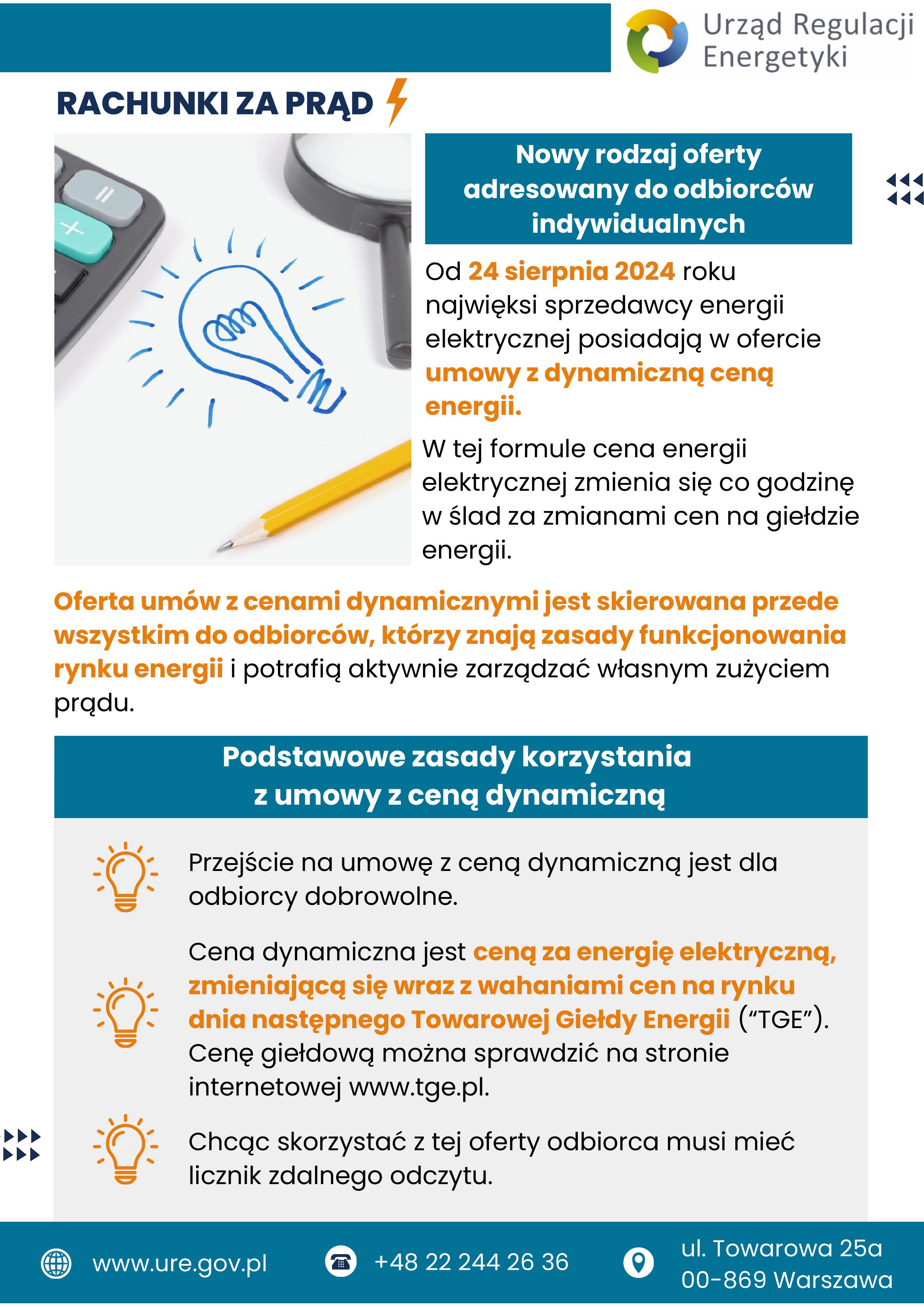 [obraz] Umowa z ceną dynamiczną - Nowa oferta dot. energii elektrycznej