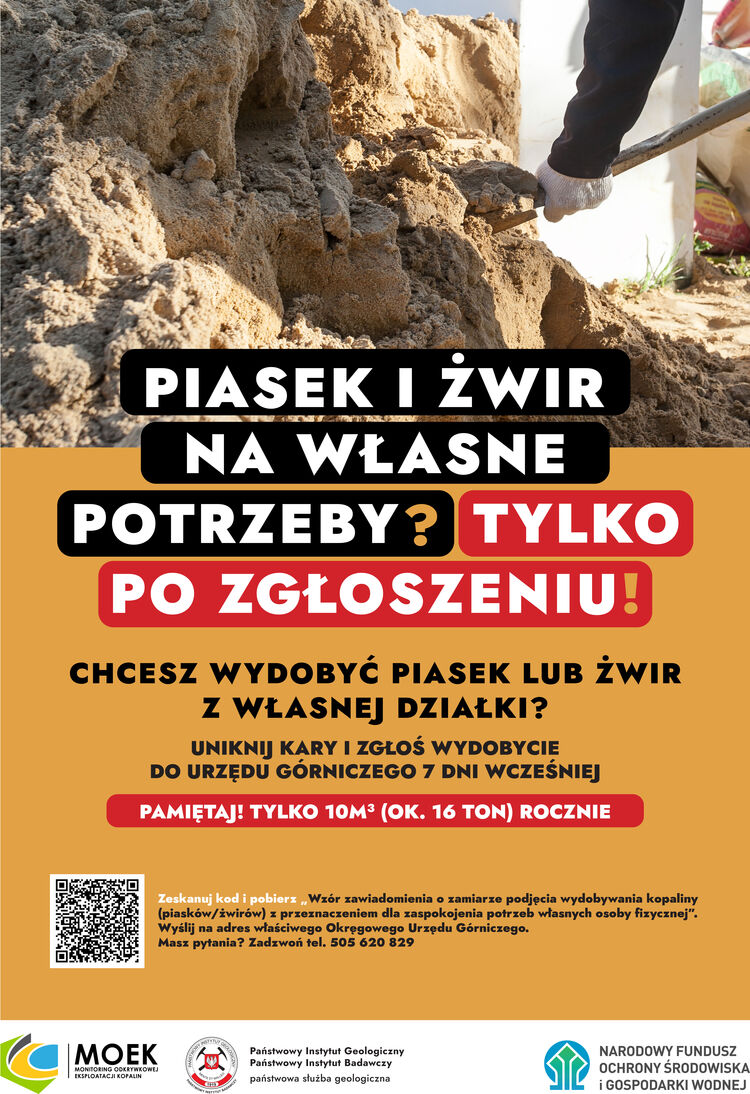 [obraz] PIASEK I ŻWIR NA WŁASNE POTRZEBY? TYLKO PO ZGŁOSZENIU